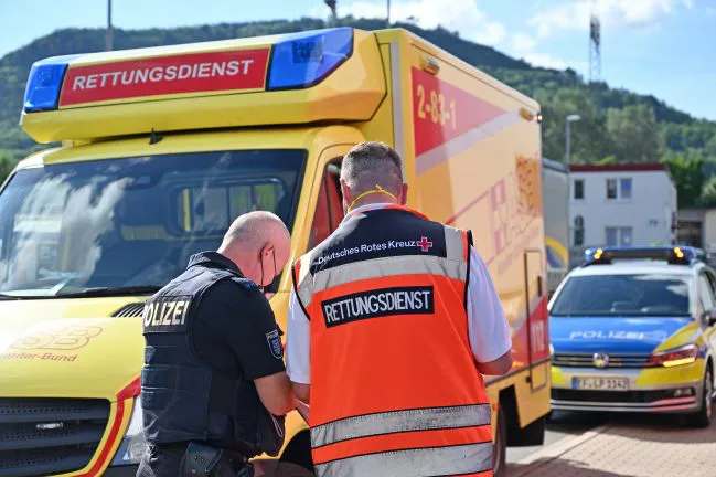 Rettungsdienst und Polizei